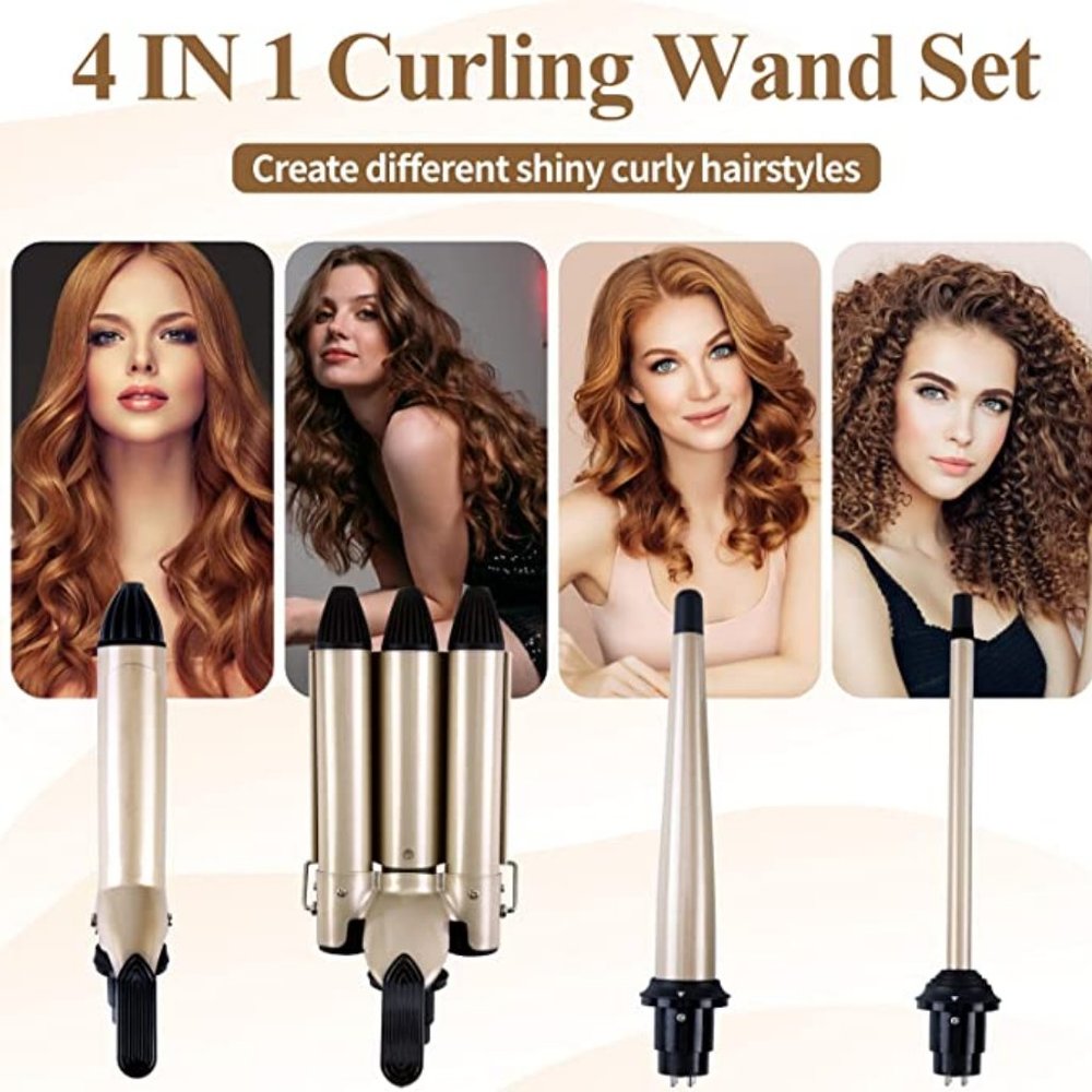 4 in 1 Curling Iron Set